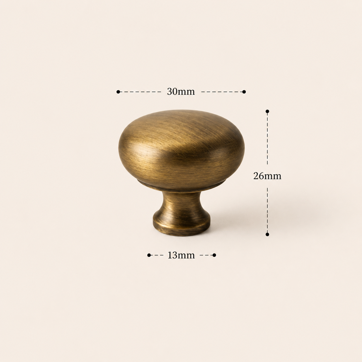 Knopp i brons – klassisk design