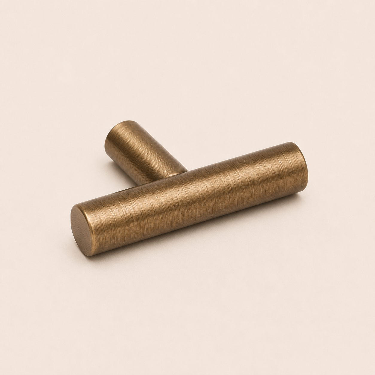 T-knopp i brons – klassisk design